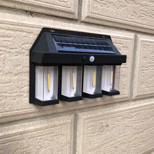 Lampara Panel Solar Outdoor De Pared